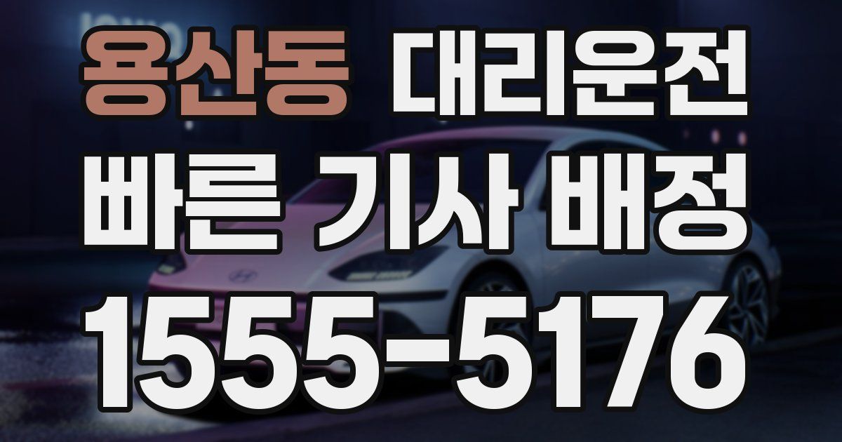 일일대리기사