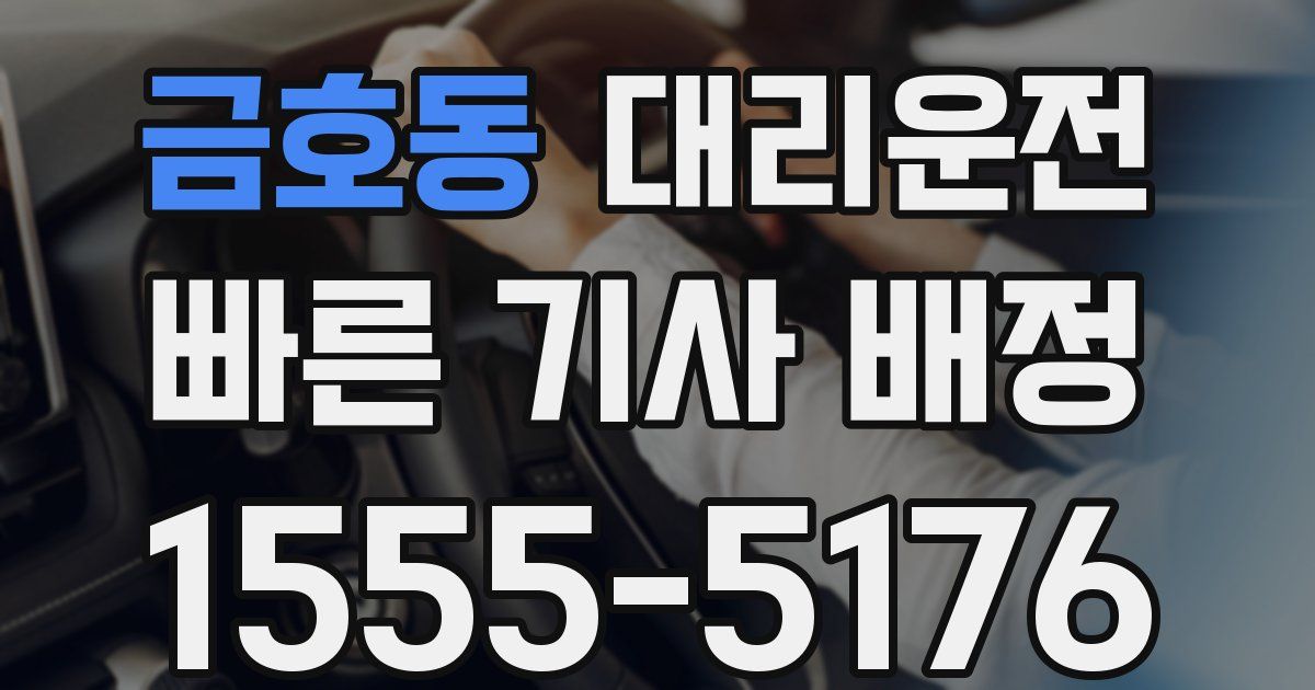 일일대리기사