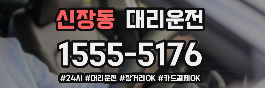 신장동 대리운전