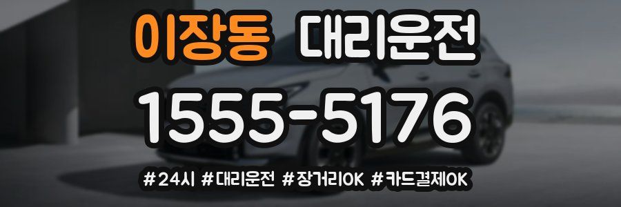 이장동 대리운전