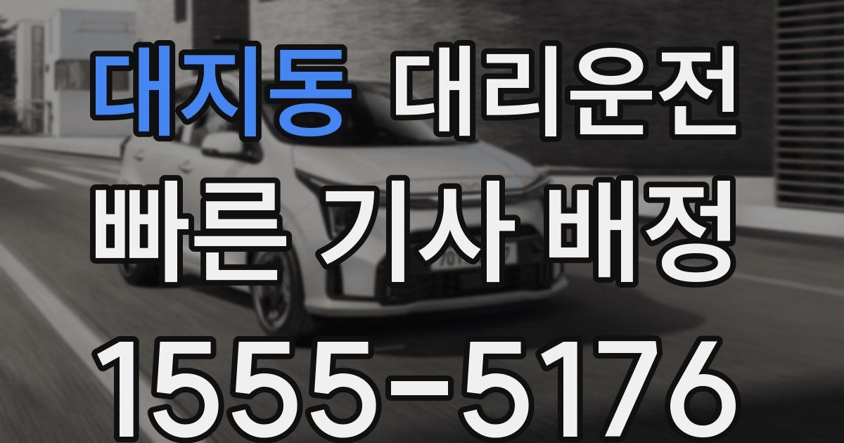 일일대리기사
