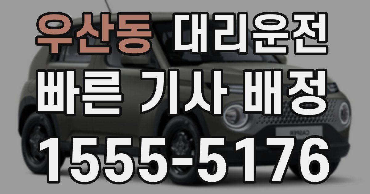 일일대리기사