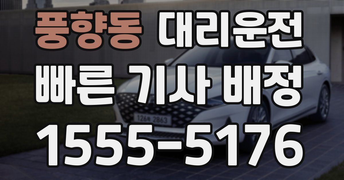 일일대리기사