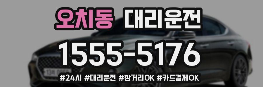 오치동 대리운전