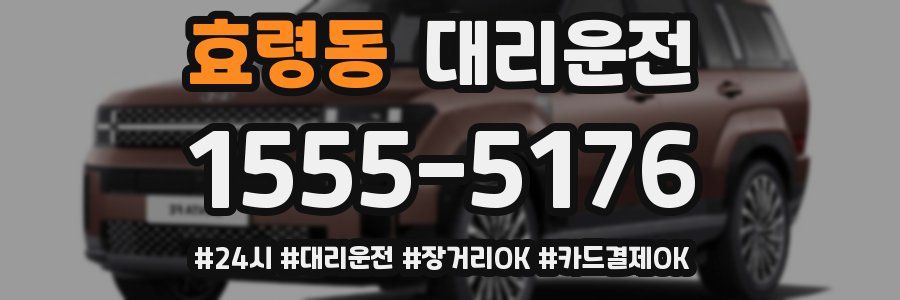 효령동 대리운전