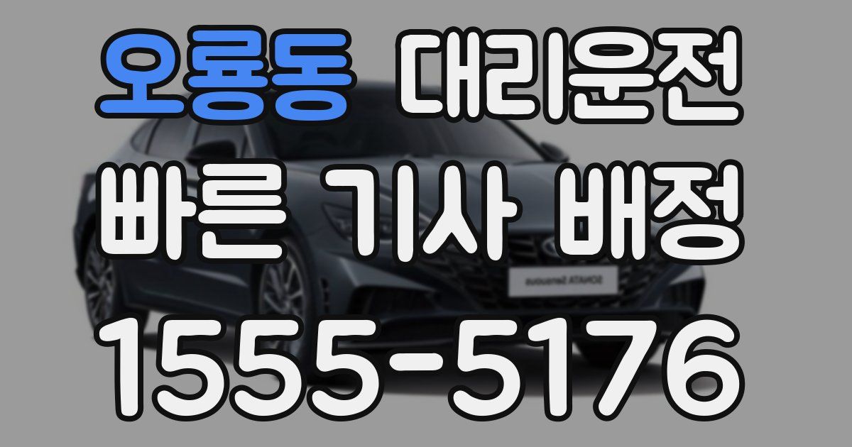 일일대리기사
