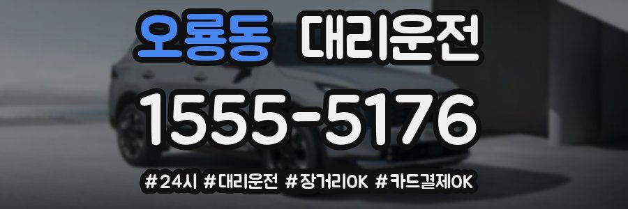 오룡동 대리운전