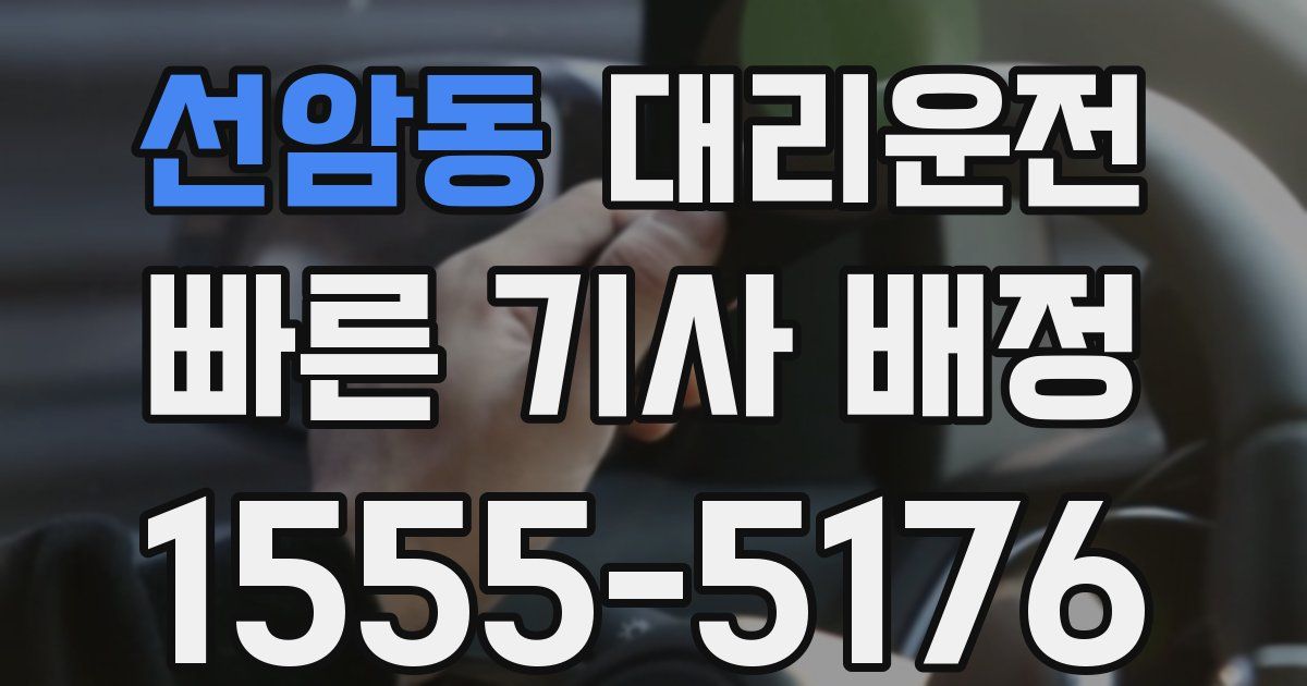 일일대리기사