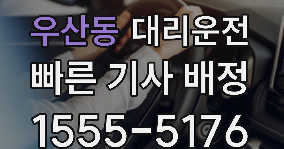 일일대리기사
