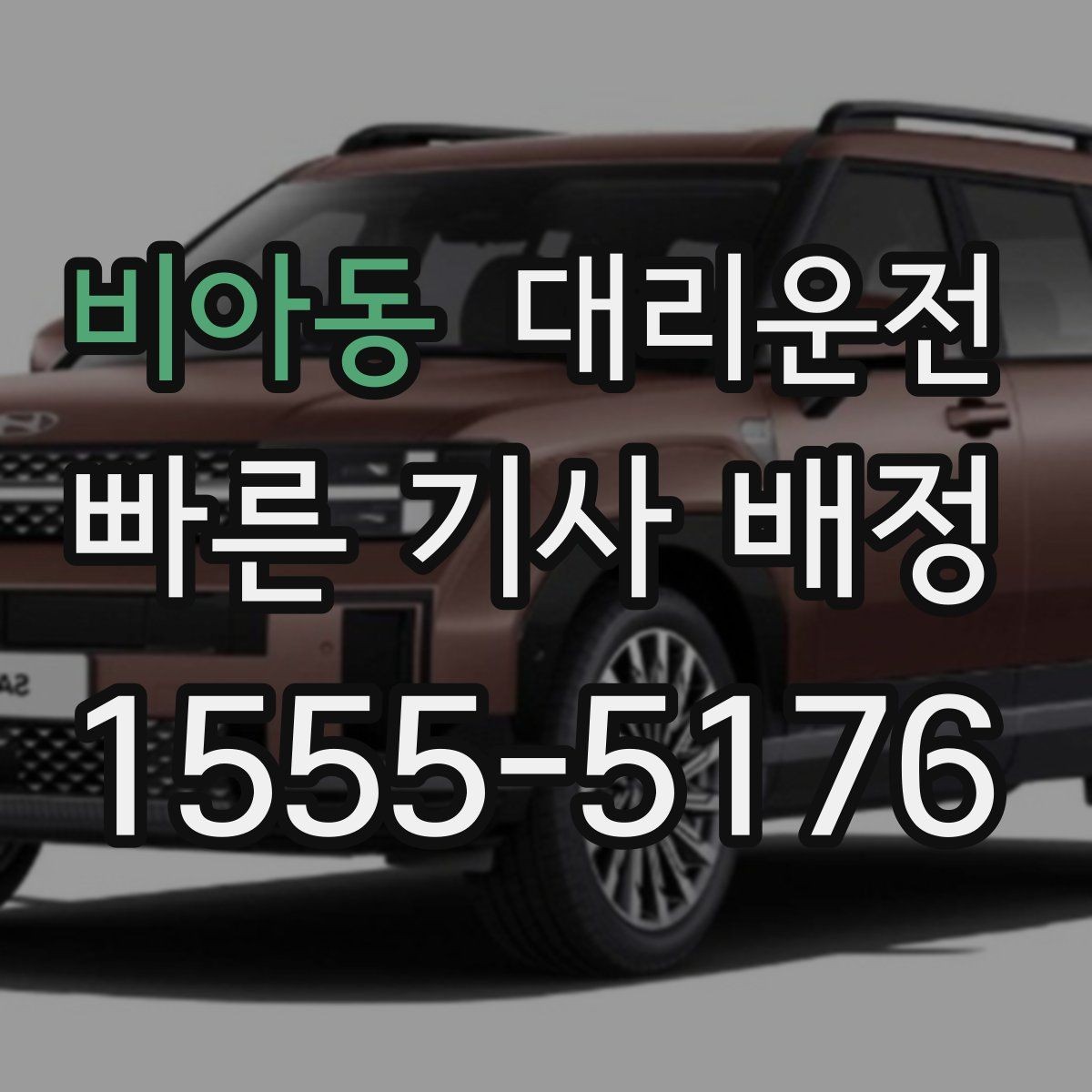 비아동 대리운전 보행자 우선도로 통행 가이드