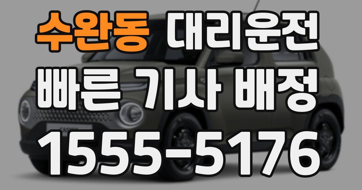 일일대리기사