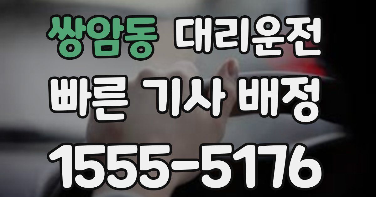 일일대리기사