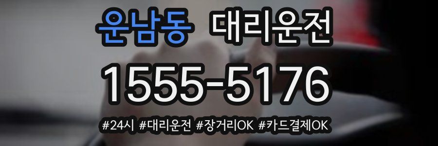 운남동 대리운전