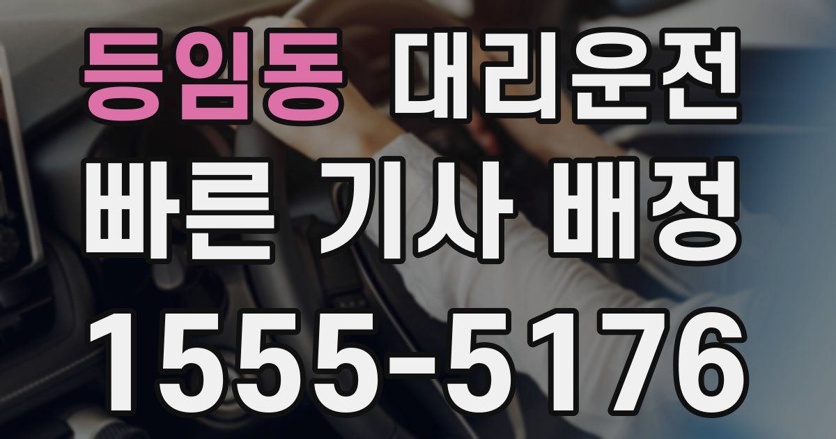 일일대리기사