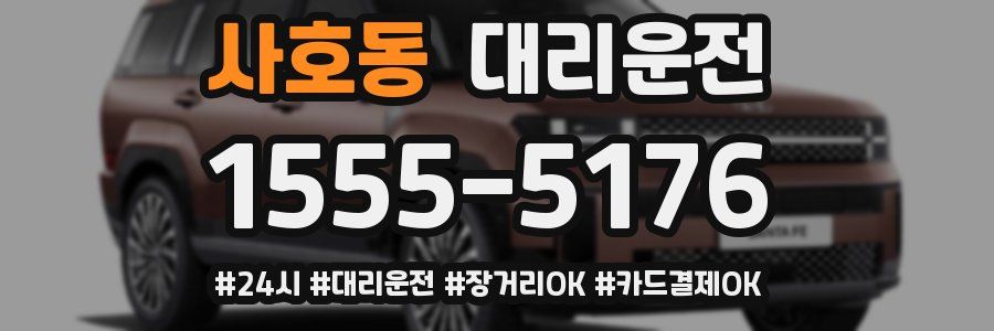 사호동 대리운전