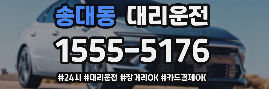 송대동 대리운전