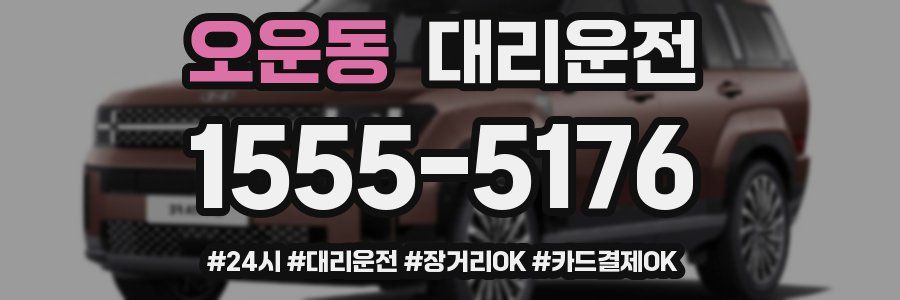 오운동 대리운전