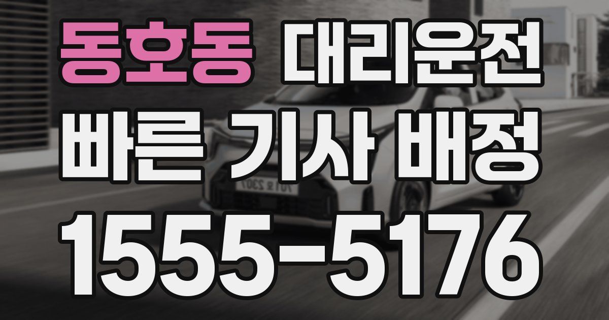 일일대리기사