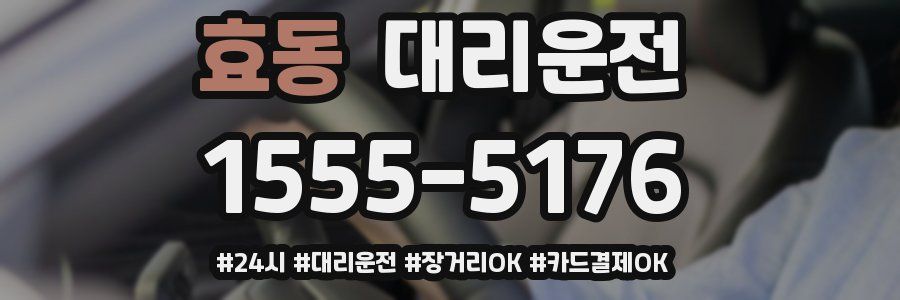 효동 대리운전