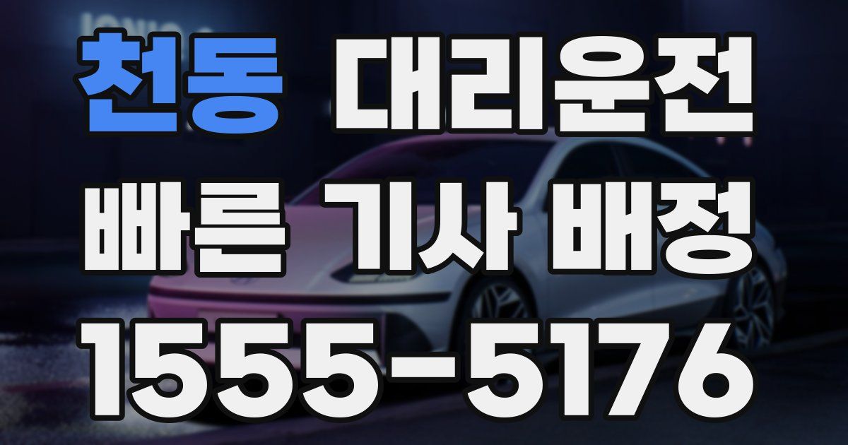 일일대리기사
