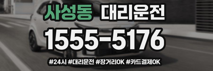 사성동 대리운전
