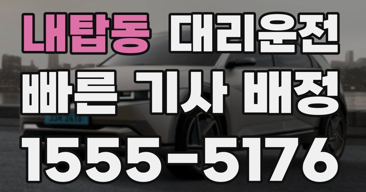 일일대리기사