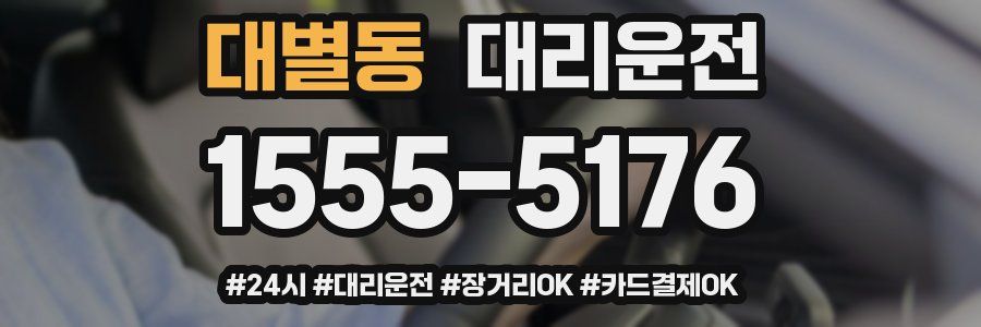 대별동 대리운전