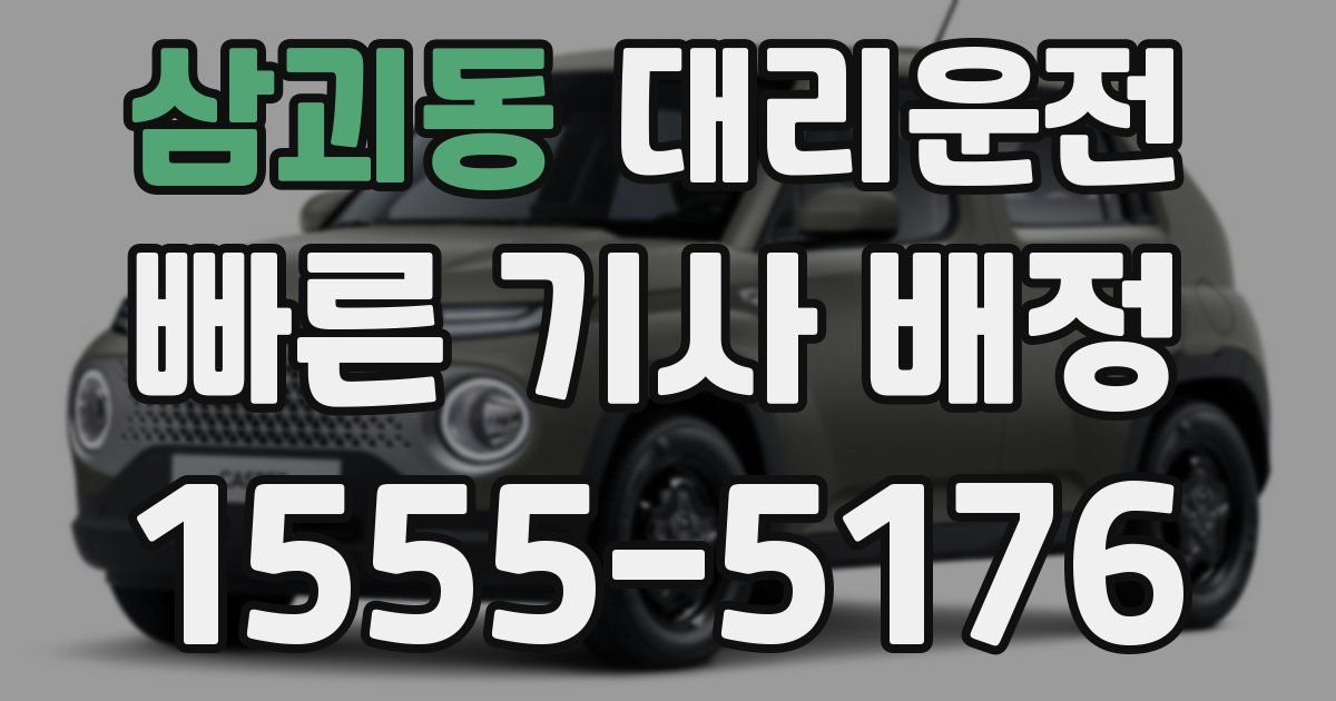 일일대리기사