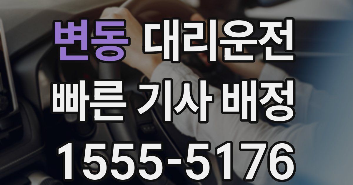 일일대리기사