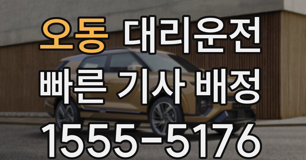 일일대리기사