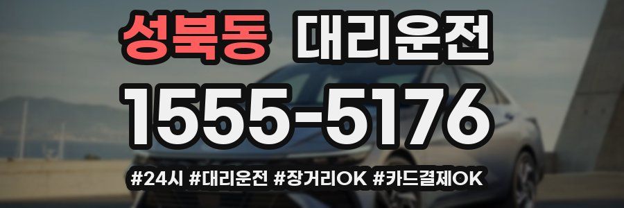 성북동 대리운전