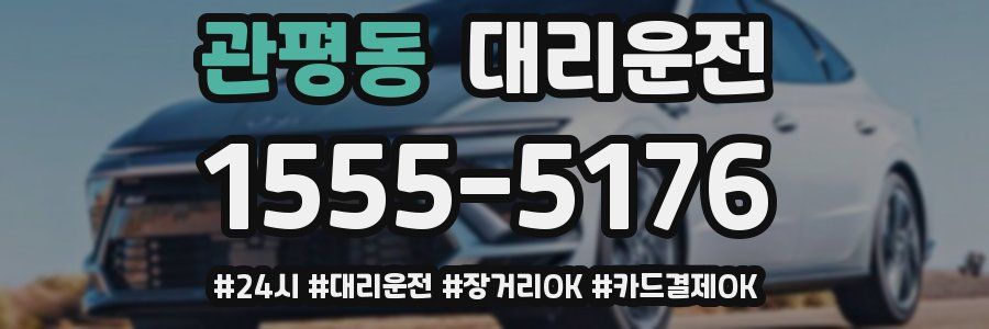 관평동 대리운전