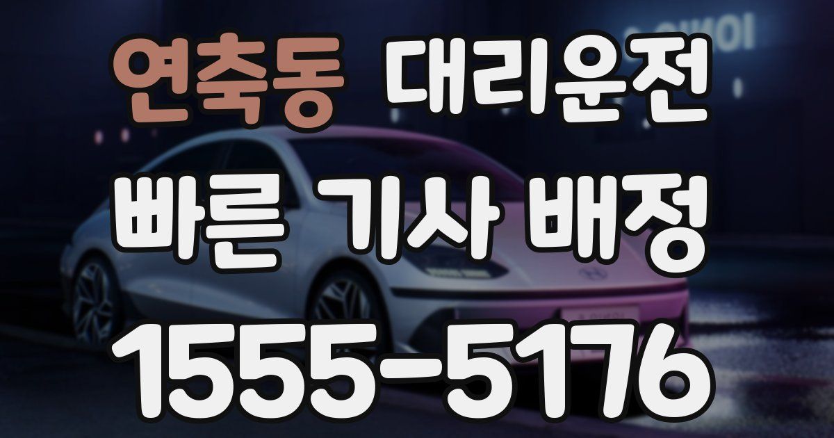 일일대리기사