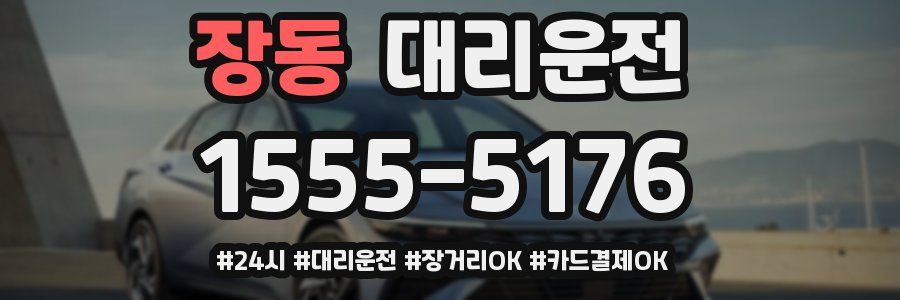 장동 대리운전