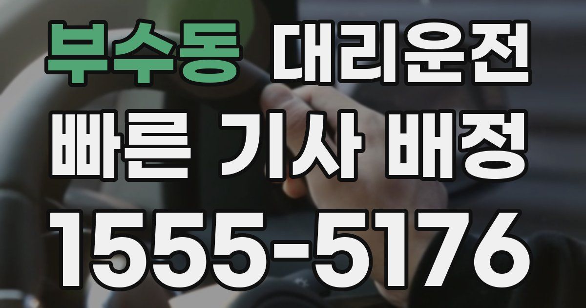 일일대리기사