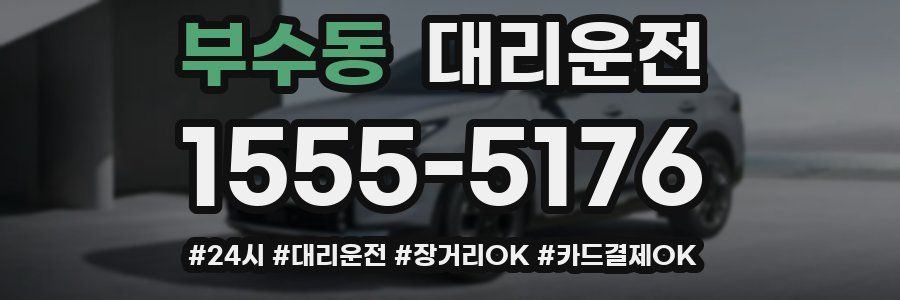 부수동 대리운전