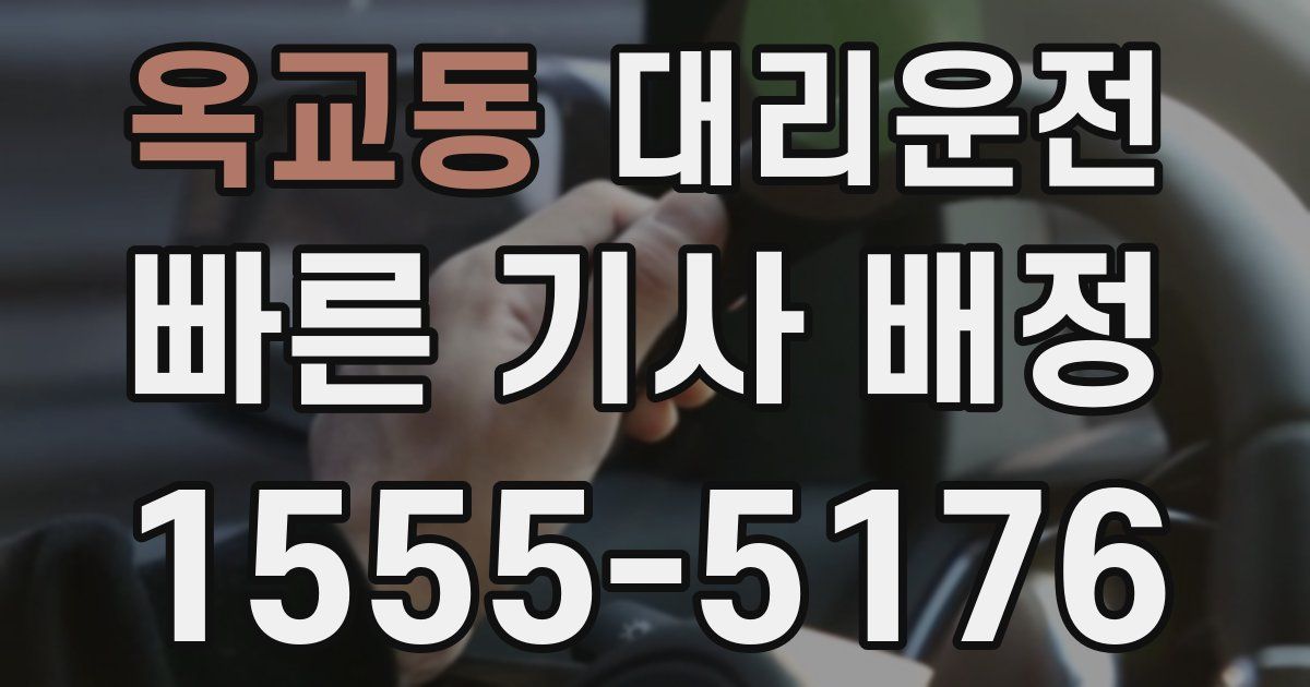 일일대리기사