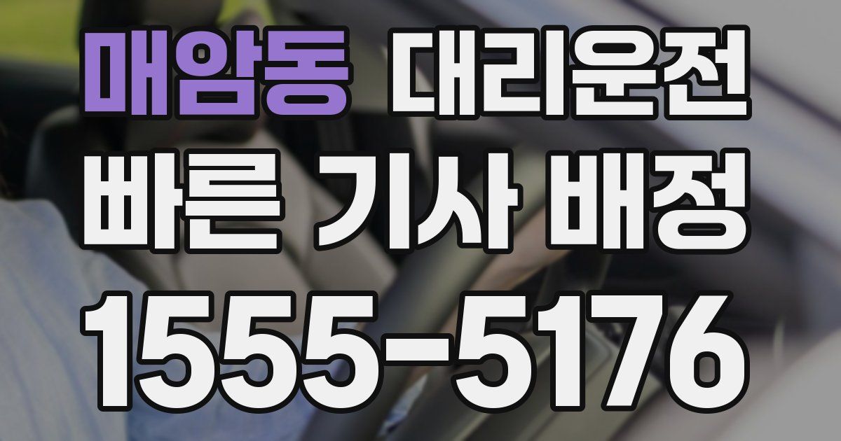 일일대리기사
