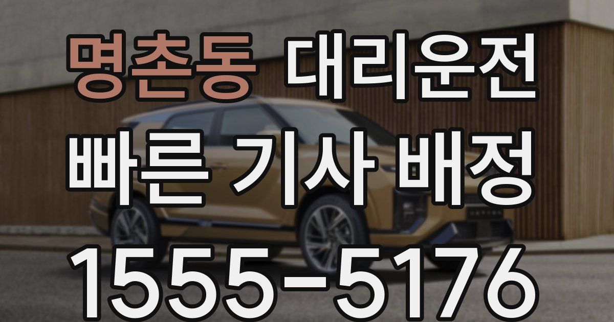 일일대리기사