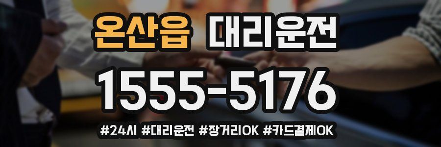 온산읍 대리운전