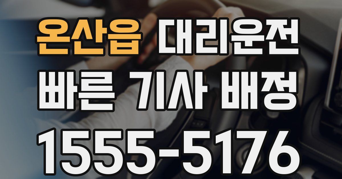 일일대리기사