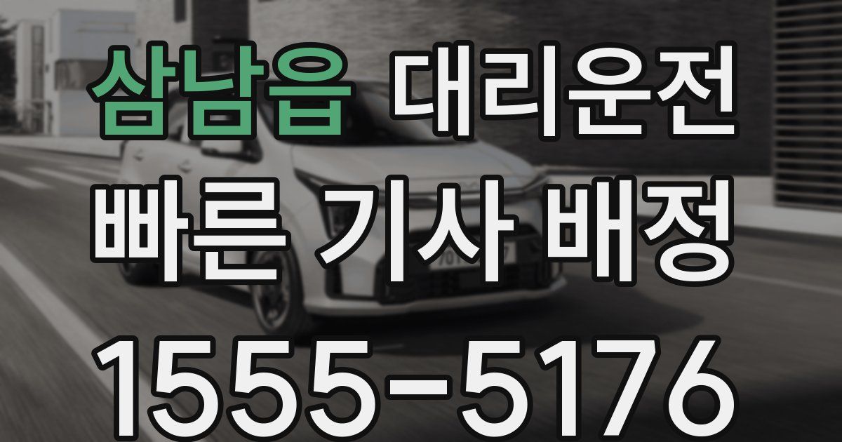 일일대리기사