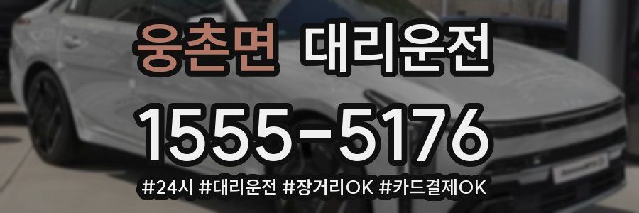 웅촌면 대리운전