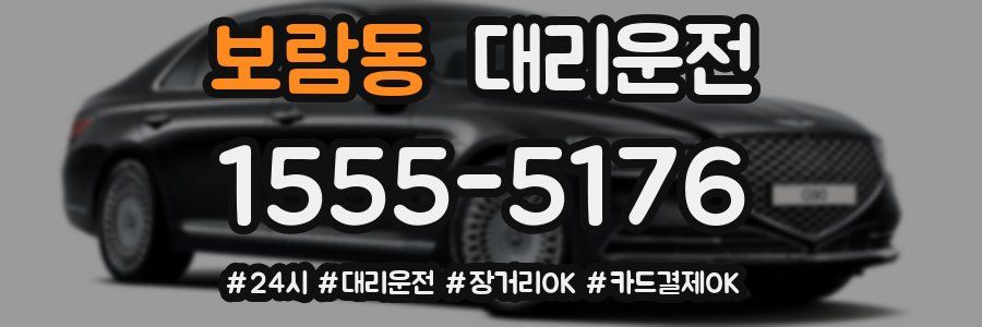 보람동 대리운전