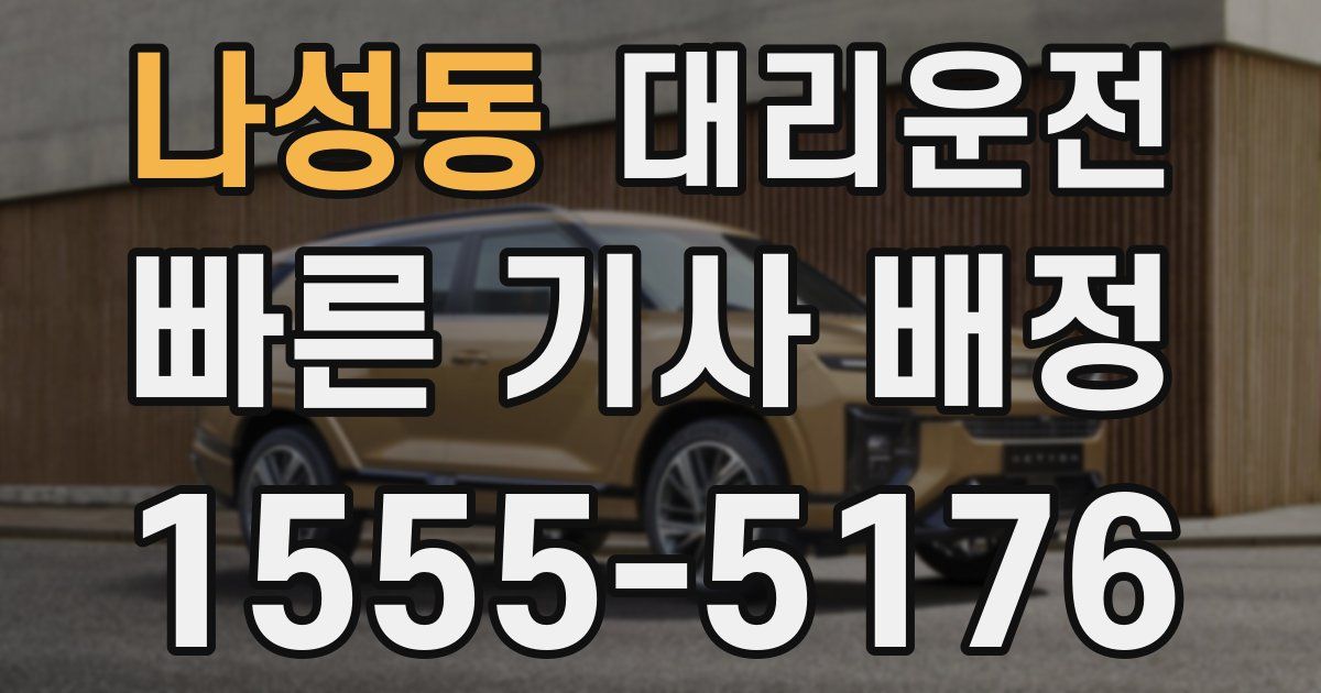 일일대리기사