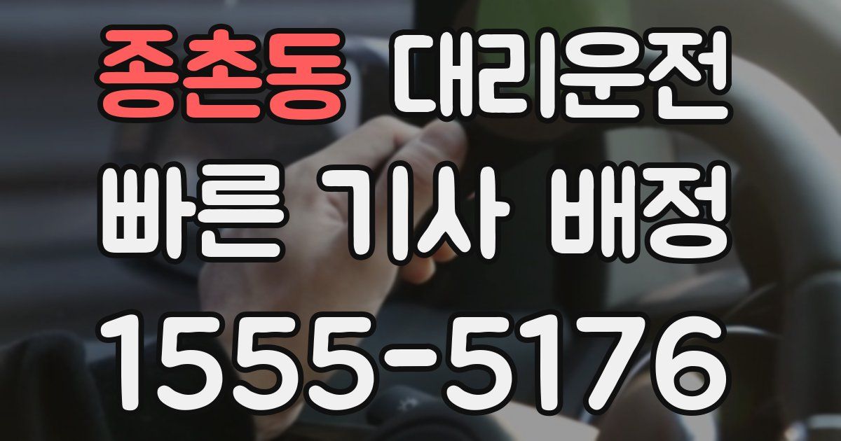 일일대리기사