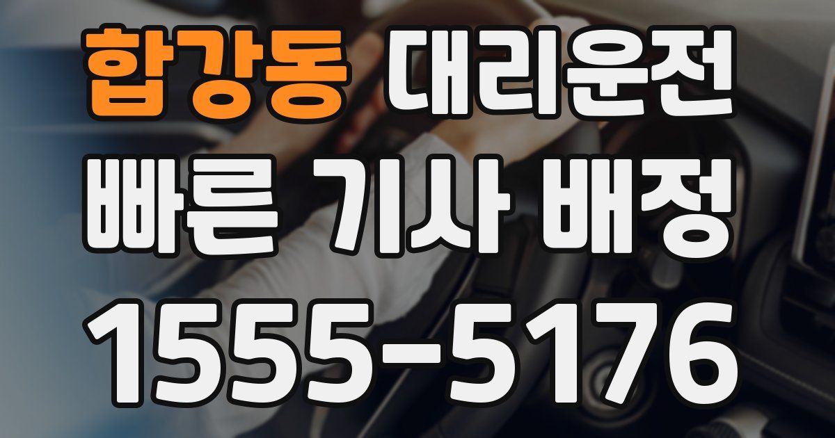 일일대리기사