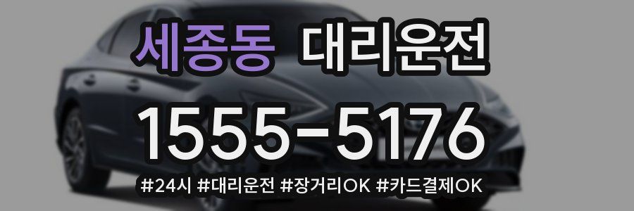 세종동 대리운전