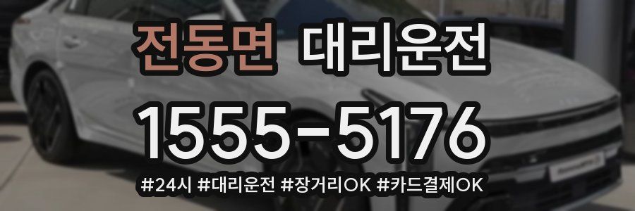 전동면 대리운전