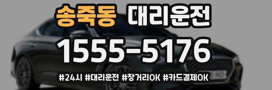 송죽동 대리운전
